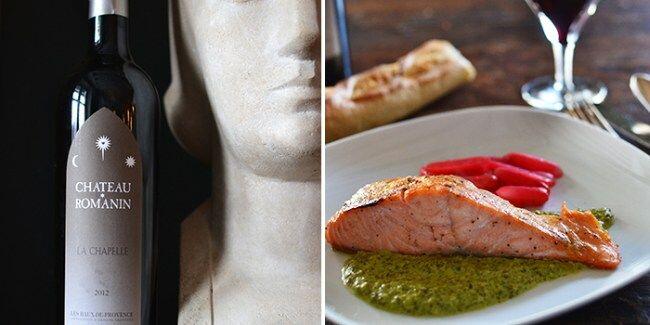 Chateau-Romanin and Salmon Recipe @Susan_PWZ