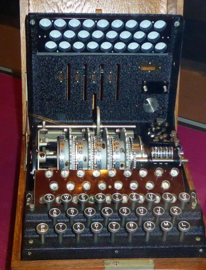 Sunflower Field Novel World War II Enigma Machine