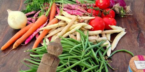 Fresh market ingredients Provence