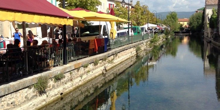 Canal L’isle Sur la Sorgue Provence @Bfblogger2013