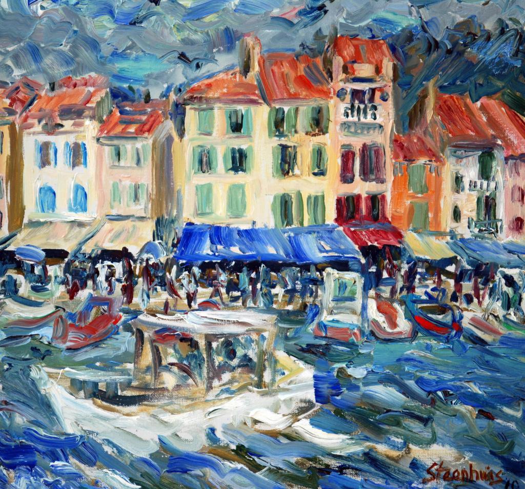 Fishing Boat in Port de Cassis 2010 Jill Steenhuis #Provence