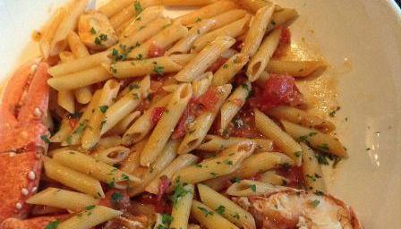 Lobster Pasta with Penne #Nice #Provence @bfblogger2013