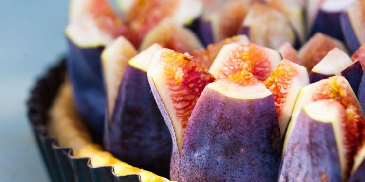 Fig Almond Tart by Patricia Wells #PatriciaWells credit Jeff Kauck