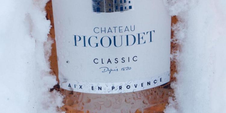 Winter Provencal Rosé Pigoudet-in-snow Wines @susan_PWZ