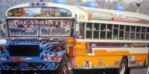 Michel Brombeck Photos diablos rojos Panamanian Buses