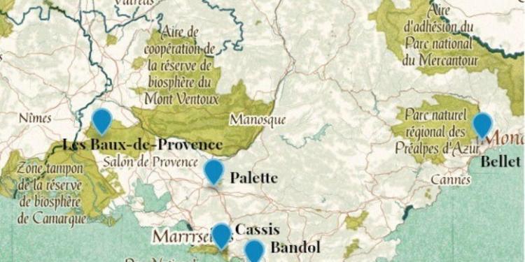 Provence Wine AOCs #WinesofProvence @Rivieragrape