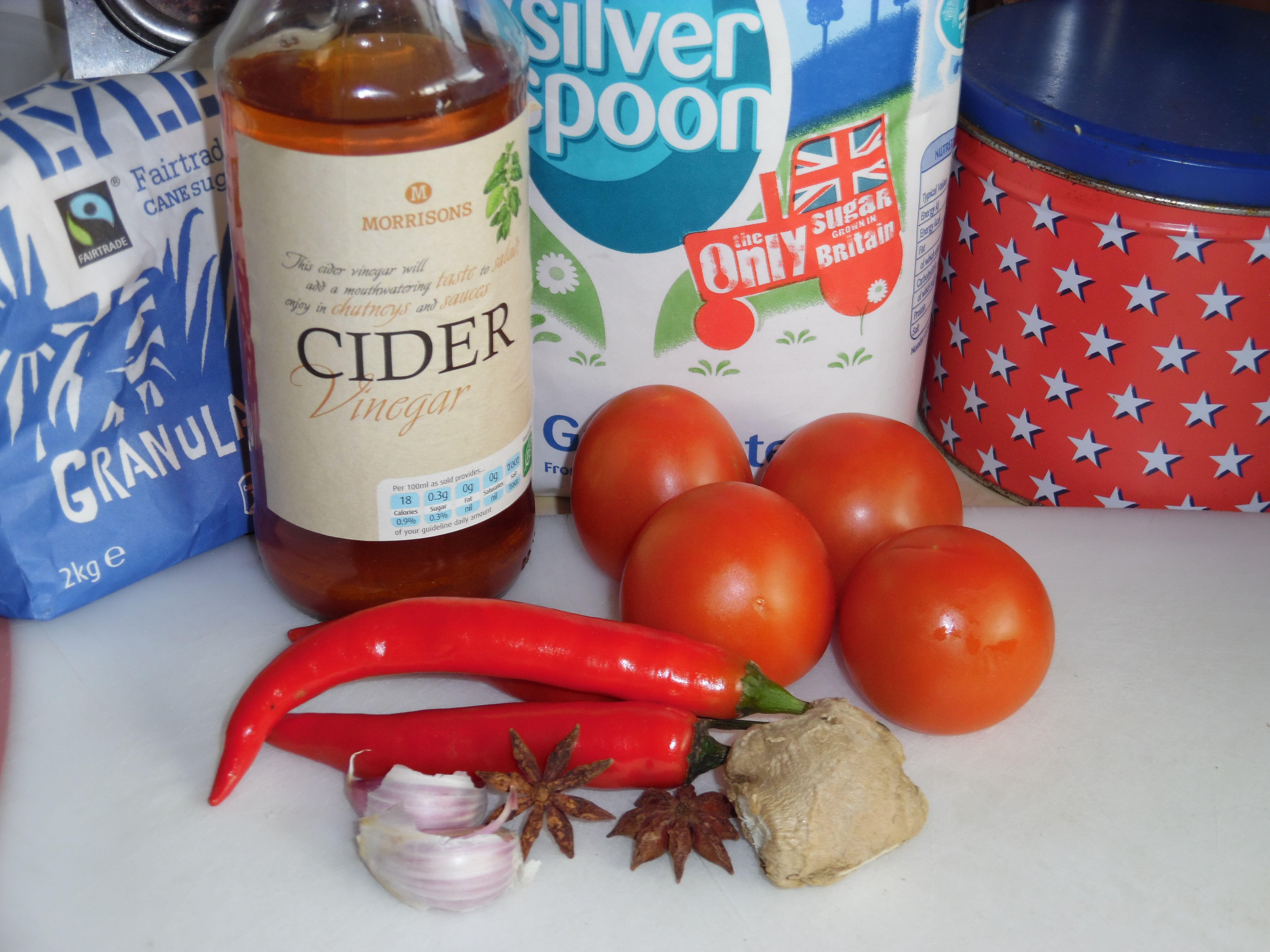 Ingredients for Tomato Jam by @Hildast