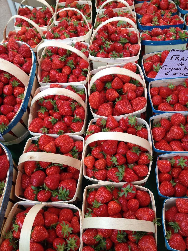 First of the season strawberries