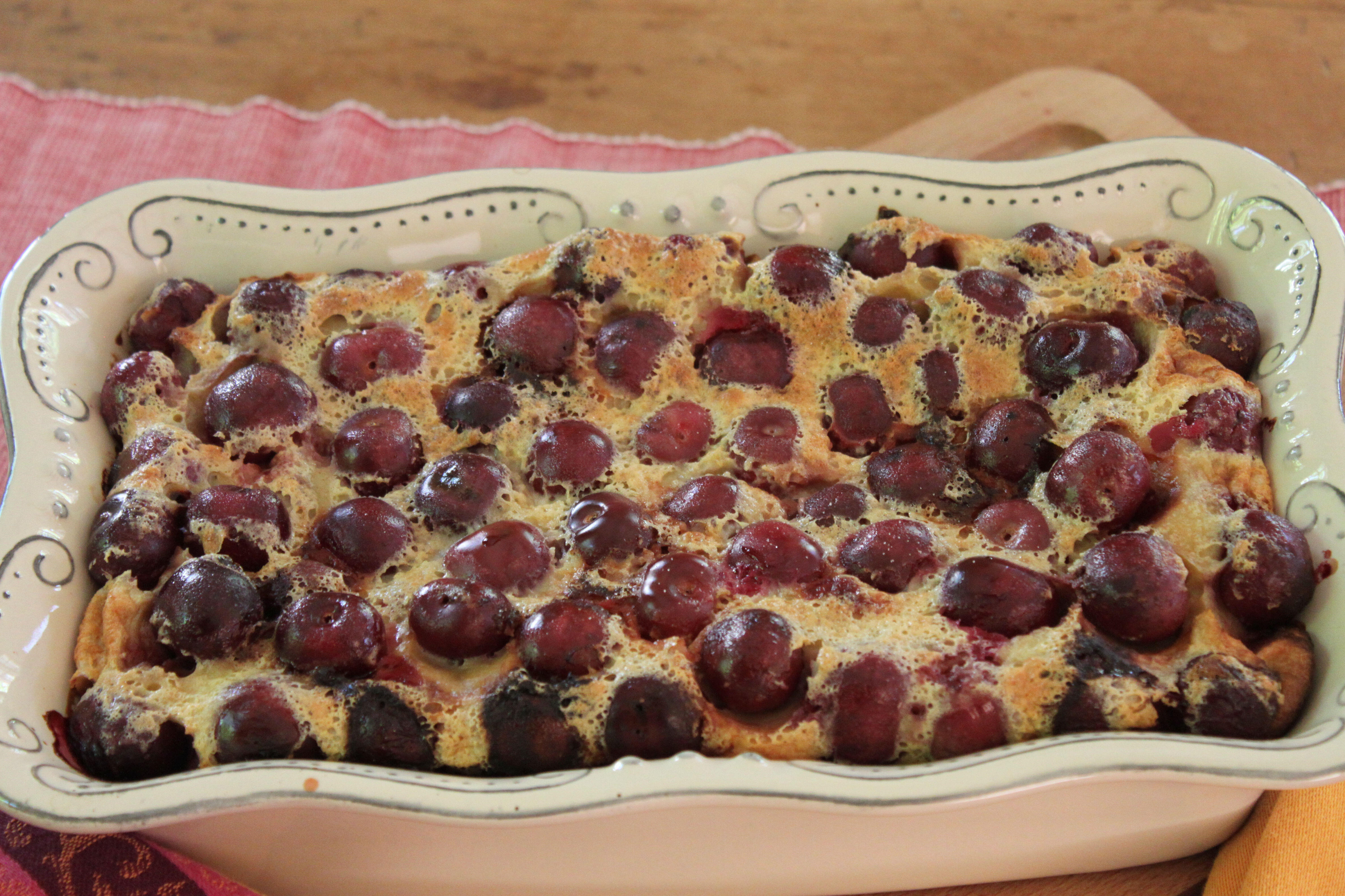 Cherry Clafoutis Clafoutis aux Cerises #Dessert #Cherries