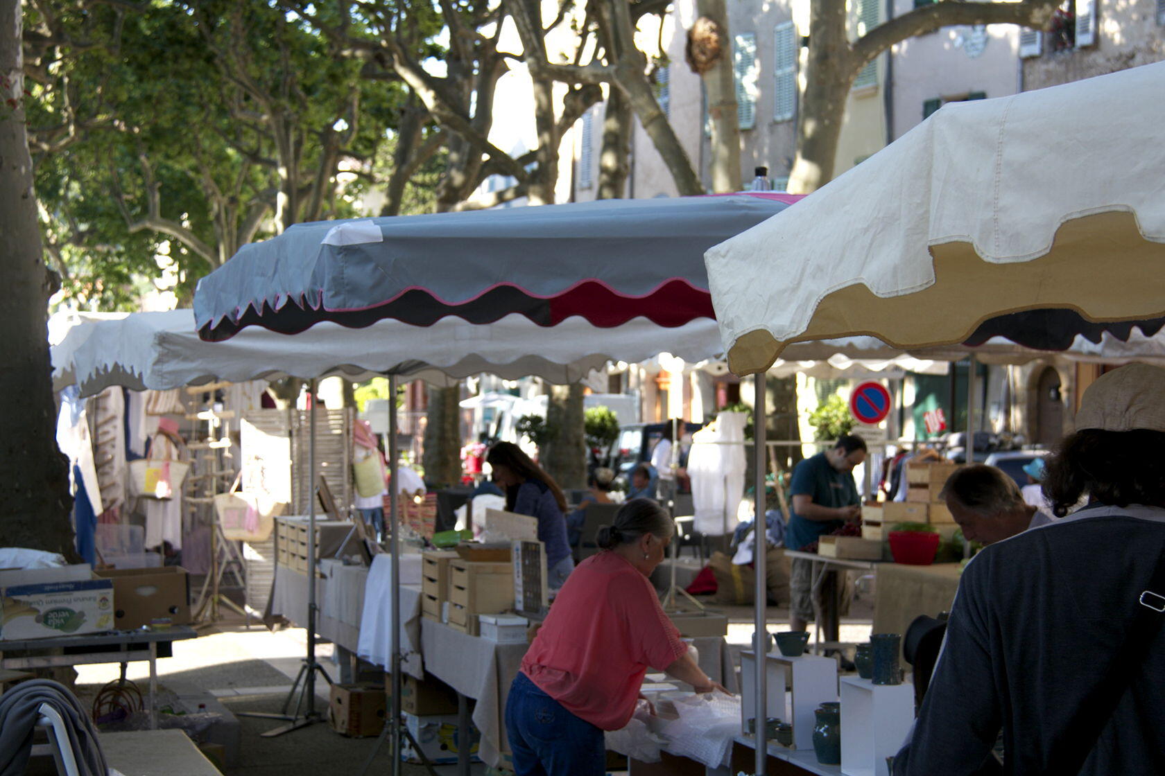 Market Day Cotignac Var Provence 