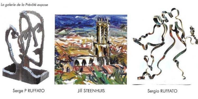 Jill Steenhuis and Sergio Ruffato exhibits in #AixenProvence