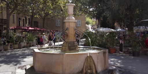 Tourtour main square Explore Provence Verdon Var