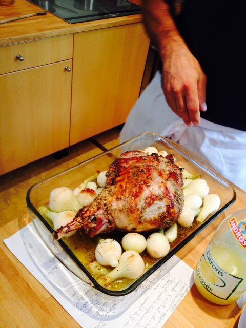 Roasted Leg of Lamb @ProvenceCook Provence Recipes