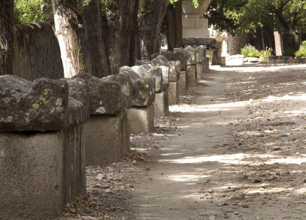 Alyscamps necropolis Sarcophages Provence Arles