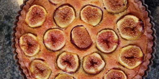 Fig Tart with Marzipan
