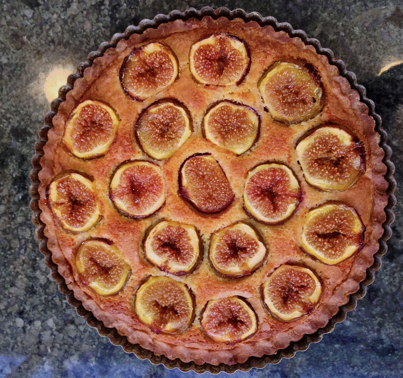 Fig Tart with Marzipan