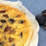 Fig Walnut and Lardon Quiche #Figs #Recipe @MirabeauWine