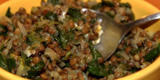 Lentil Spinach Stew @PerfProvence