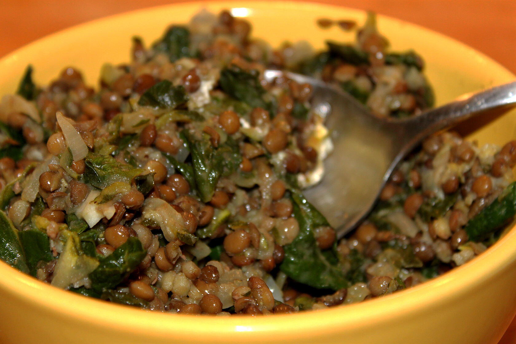 Lentil Spinach Stew @PerfProvence