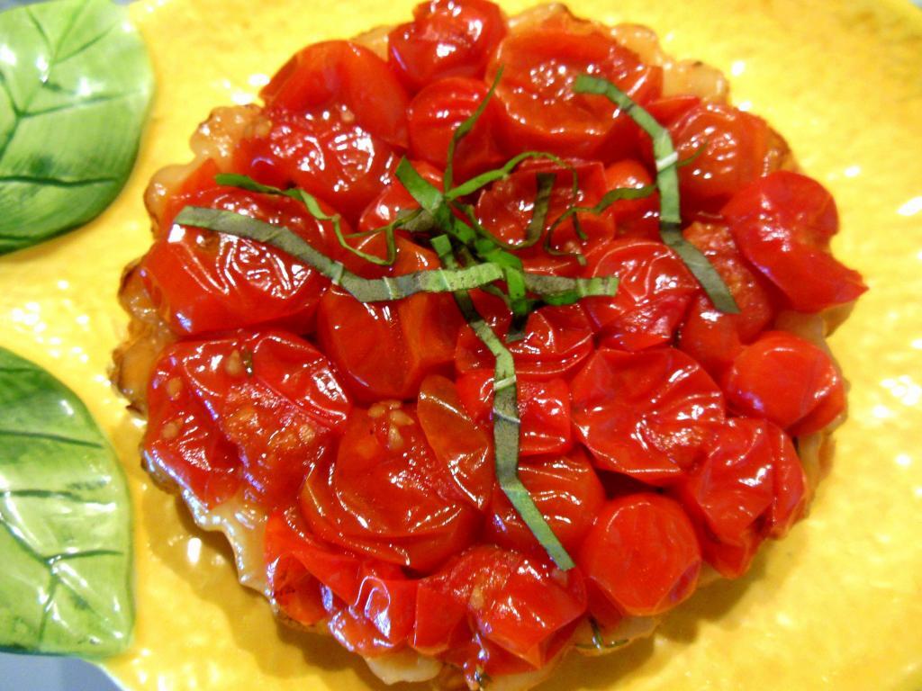 Tomato tart Cuisine de Provence #CookingSchool #VaisonlaRomaine