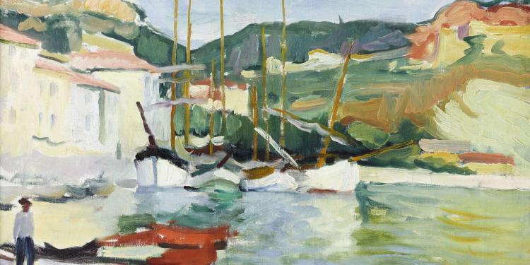 Charles Camoin, Port de Cassis, 1905 (Huile sur toile, 65 x 74 cm) – Fondation Bemberg, Toulouse © RMN-Grand Palais/Fondation Bemberg/Mathieu Rabeau