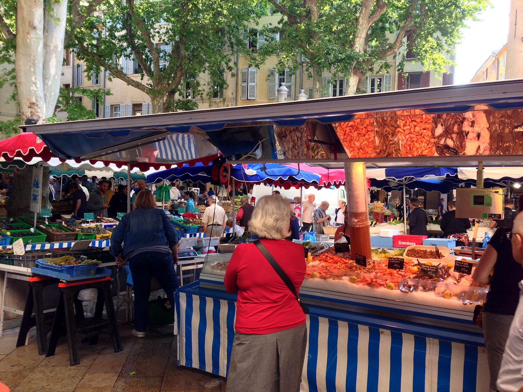 Place Richeleme Market Aix en Provence