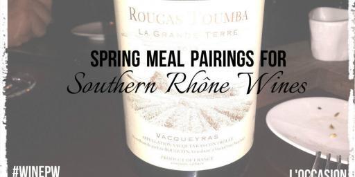 Spring meal wine and food pairings @JillBarth