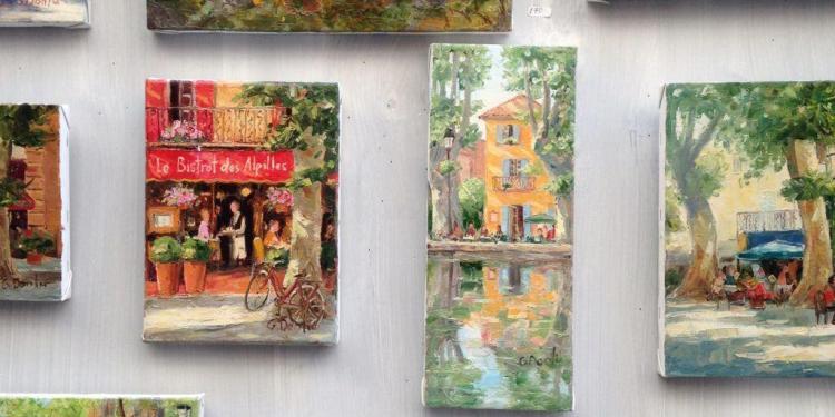 Artist in the Market @CuriousProvence