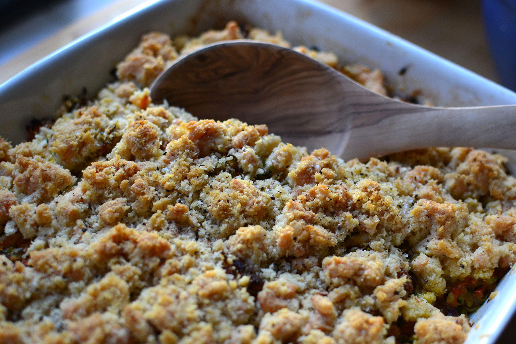 Chicken Casserole crumble au poulet #TastesofProvence @CocoaandLavender