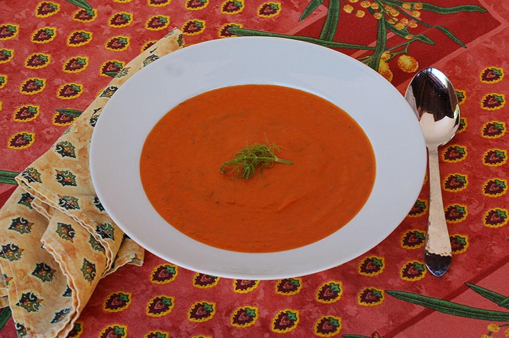 Fennel Tomato soup with Pastis @CocoaandLavender