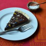 Chocolate Mendiant Tart Recipe Christmas @CocoaandLavender