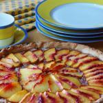 Peach Frangipane Tart #TastesofProvence @CocoaandLavender