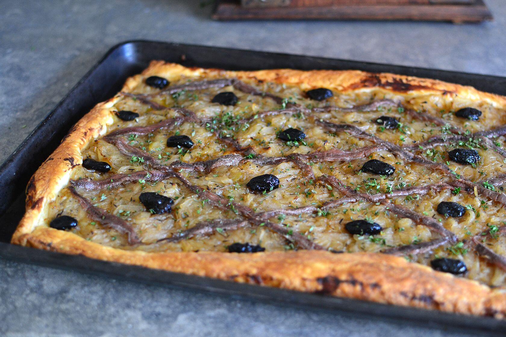 Provence's Version of Pizza - Pissaladière - Perfectly Provence