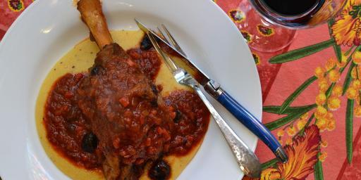 Braised Lamb Shank provencal lamb shanks #TastesofProvence @CocoaandLavender