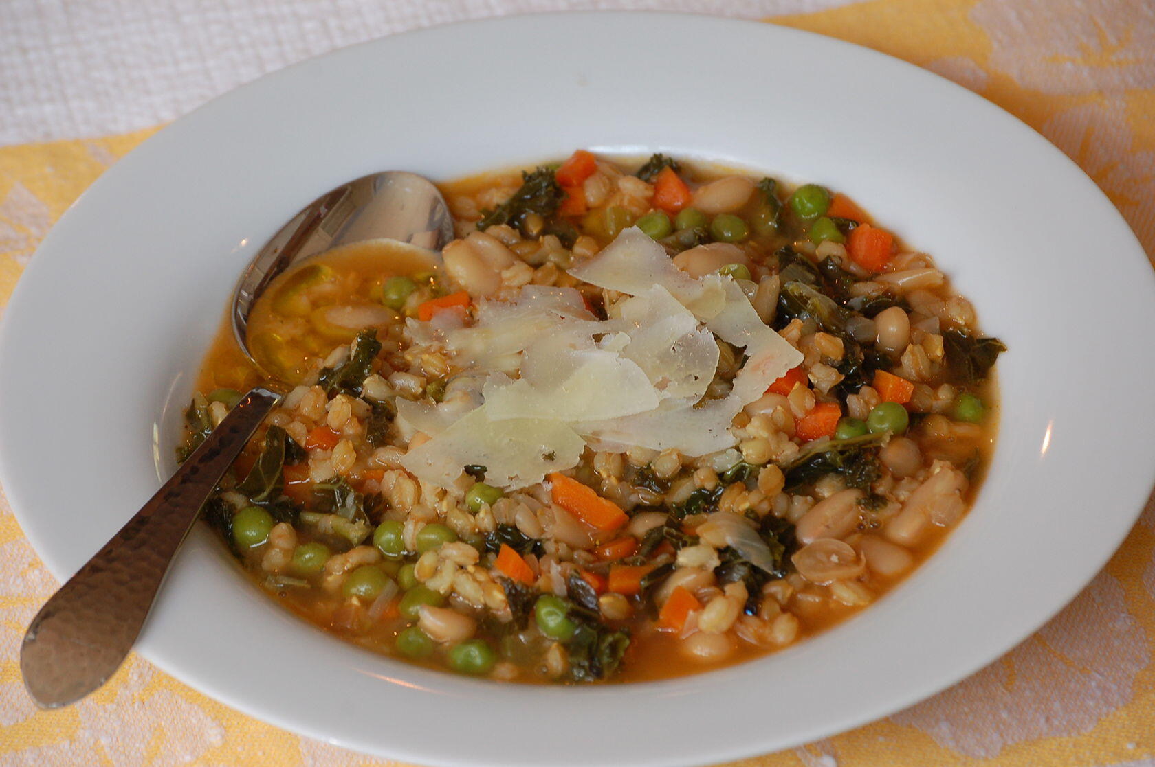 Grain Soup Soupe d'epeautre #TastesofProvence @CocoaandLavender
