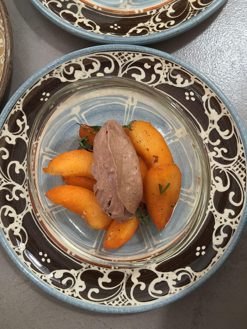 Dark Chocolate Ganache Apricot dessert @CooknwithClass @PerfProvence