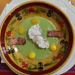 Monkfish cream of peas @Cooknwithclass @PerfProvence