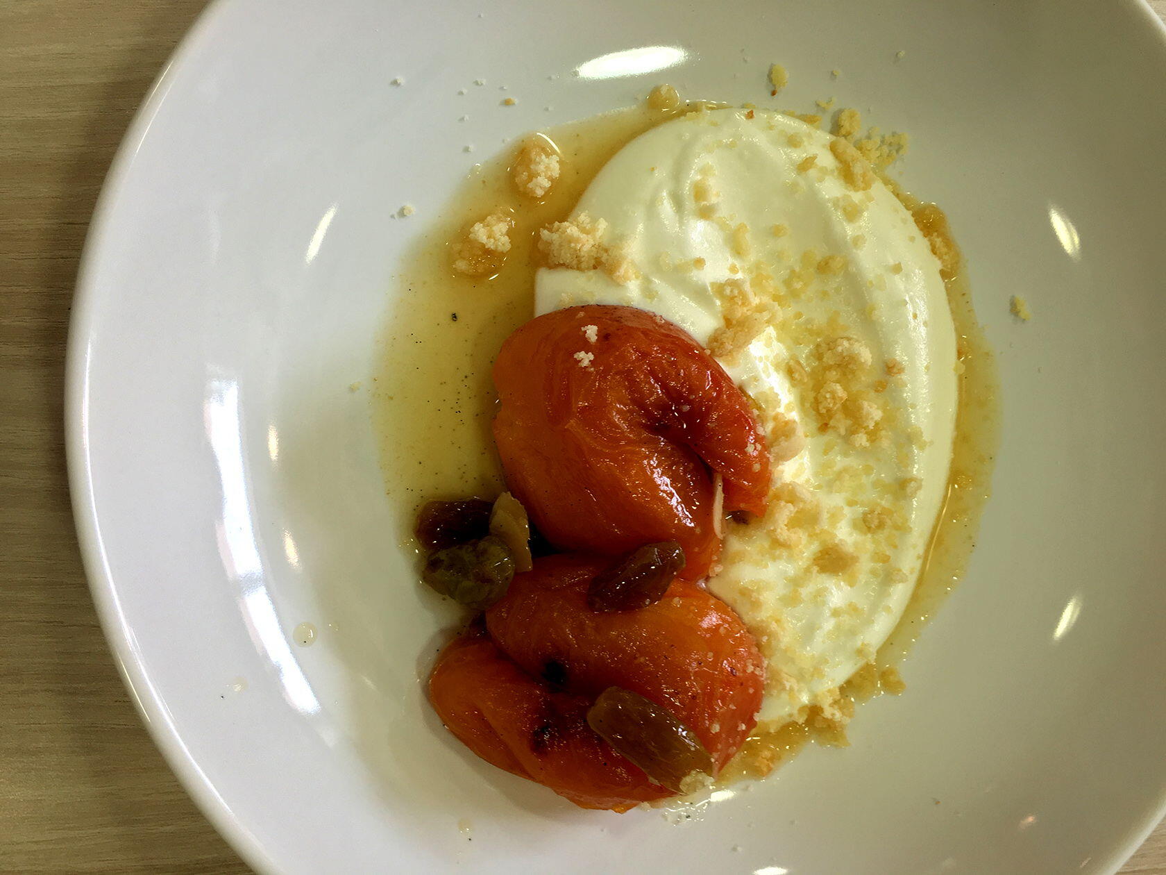 Provencal Inspired Roasted Apricot Dessert with Honey and Almonds