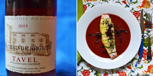 Tavel and Salmon #RhoneValleyWines @Susan_PWZ