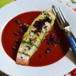 Salmon Herbed Provencal Chèvre zucchini @CocoaandLavender