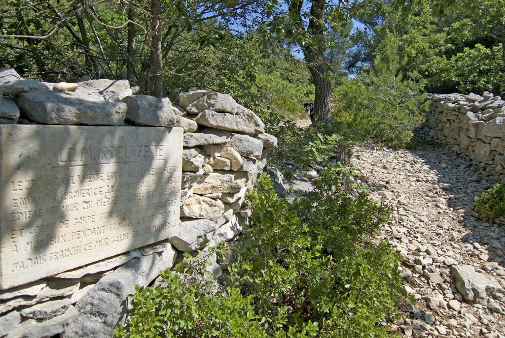 Mur de la Peste #Luberon #ExploreProvence @PerfProvence