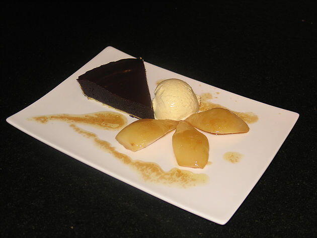 Tart of Provencal Pears and Chocolate
