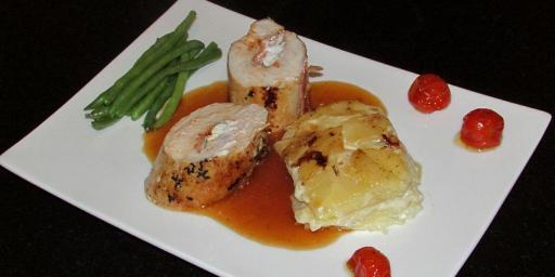 Goat Cheese Stuffed Chicken @Masdaugustine