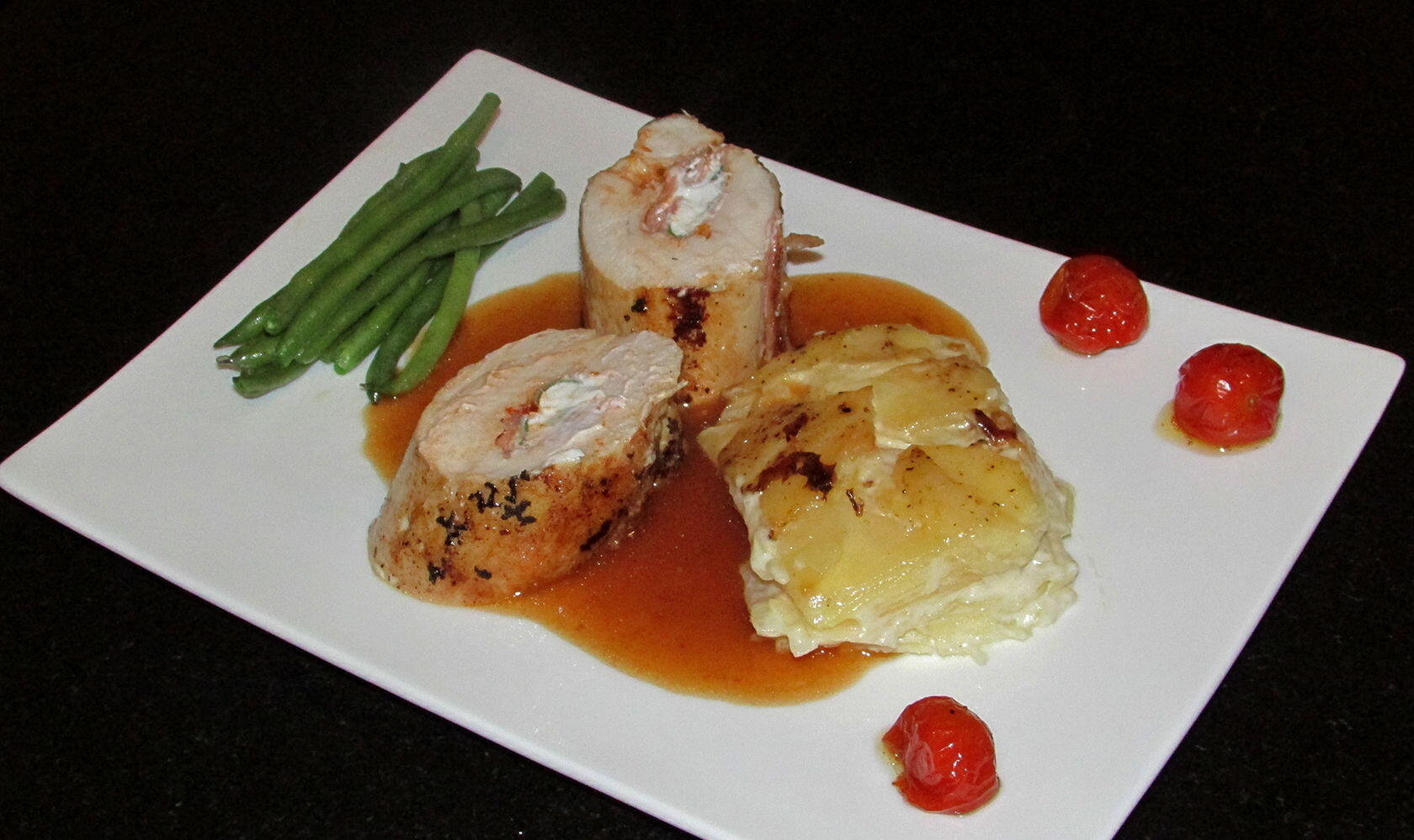 Goat Cheese Stuffed Chicken @Masdaugustine