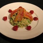 Fillet of Red Mullett with Pea Risotto @Masdaugustine Fillet of Red Mullett with Pea Risotto @Masdaugustine