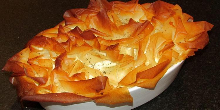 Filo Salmon Pie @Masdaugustine