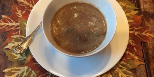 Wild Mushroom Bisque #TastesofProvence @GoutetVoyage