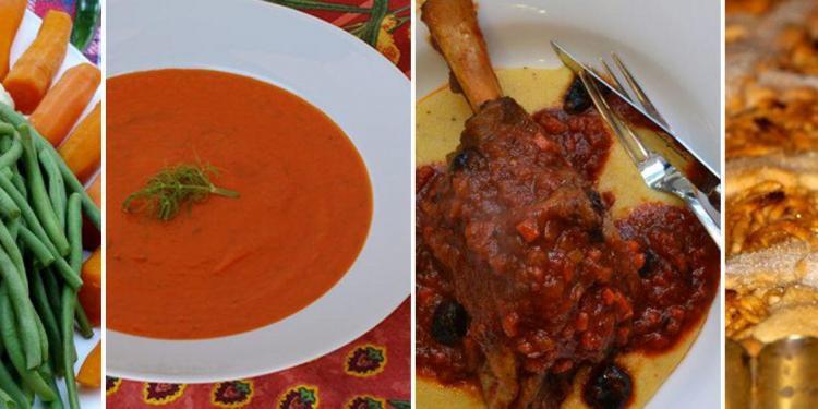 Christmas Dinner menu with meat @CocoaandLavender #TastesofProvence
