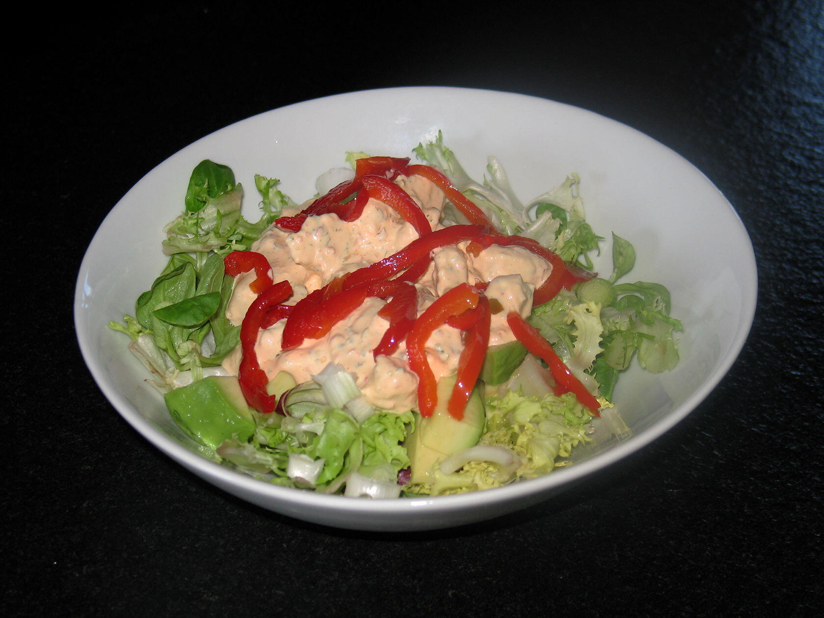 Red Pepper Summer Chicken Salad @Masdaugustine