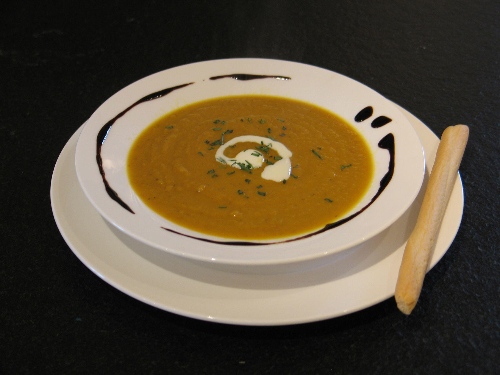 Roasted Carrot Soup @Masdaugustine